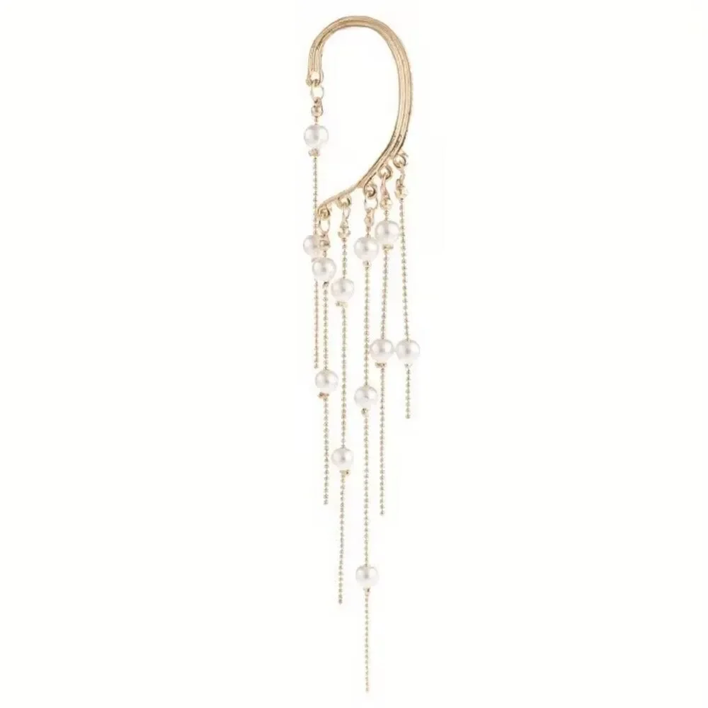 Pearl Drop Ear Cuff #2425